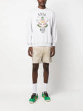 Casablanca Casa Way-embroidered cotton sweatshirt