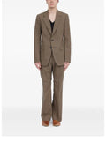 MM6 Maison Margiela tartan-pattern blazer