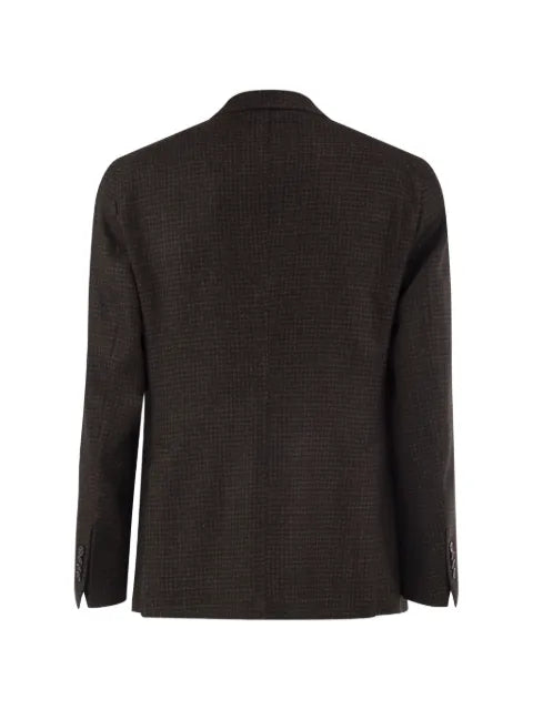Tagliatore micro-pattern single-breasted blazer